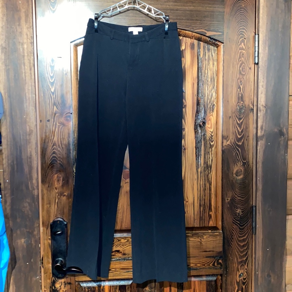 Coldwater Creek Black Wide Leg Dress Pant